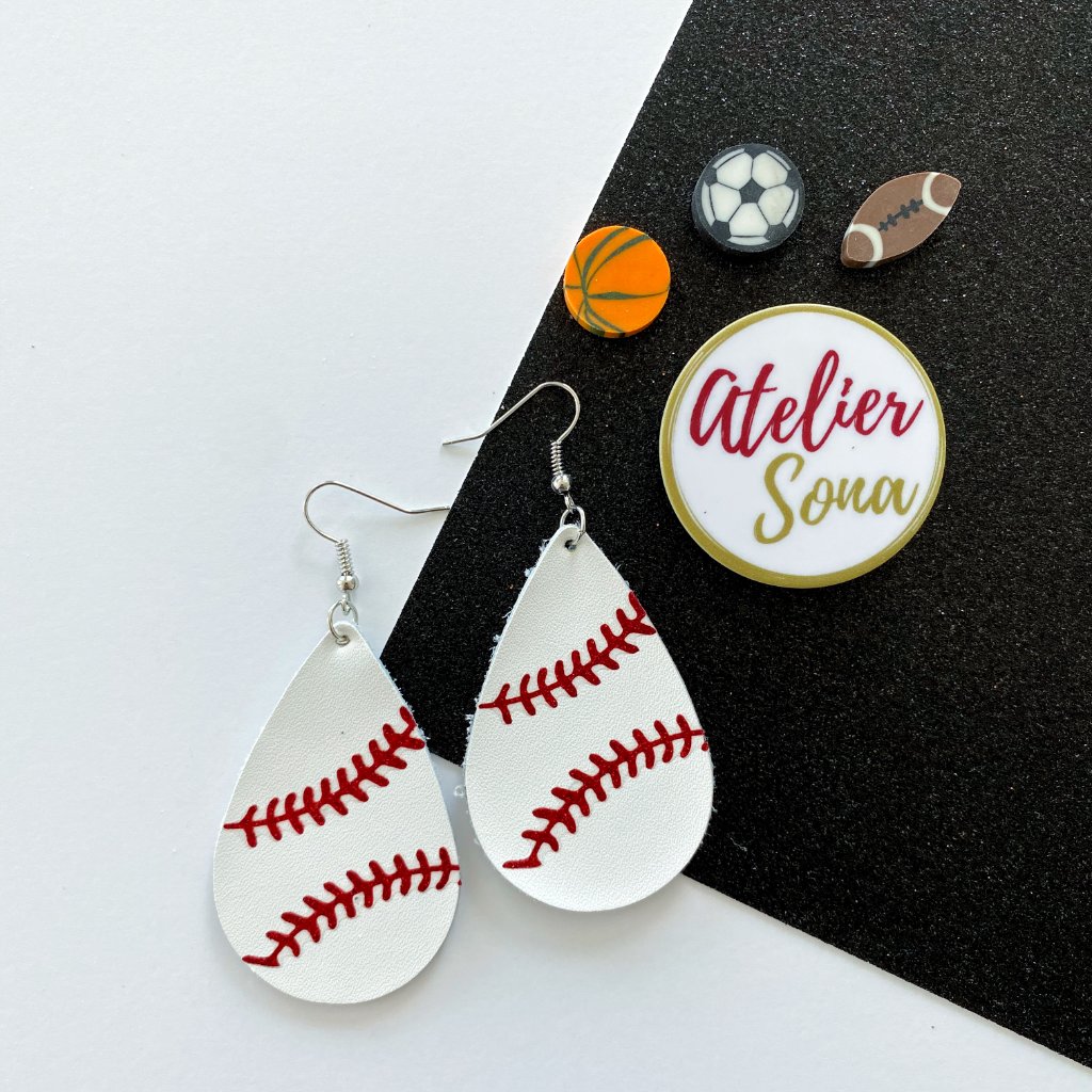 Baseball Earrings 14$